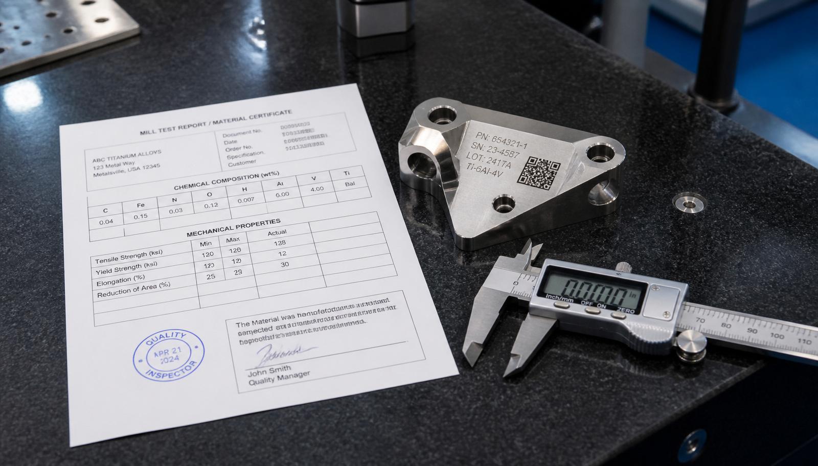 Traceability in Aerospace and Defense CNC Machining: Material Certs, Lot Control, and AS9100D Chain-of-Custody Requirements — precision CNC machining article by Olympus Machining, Hanover PA