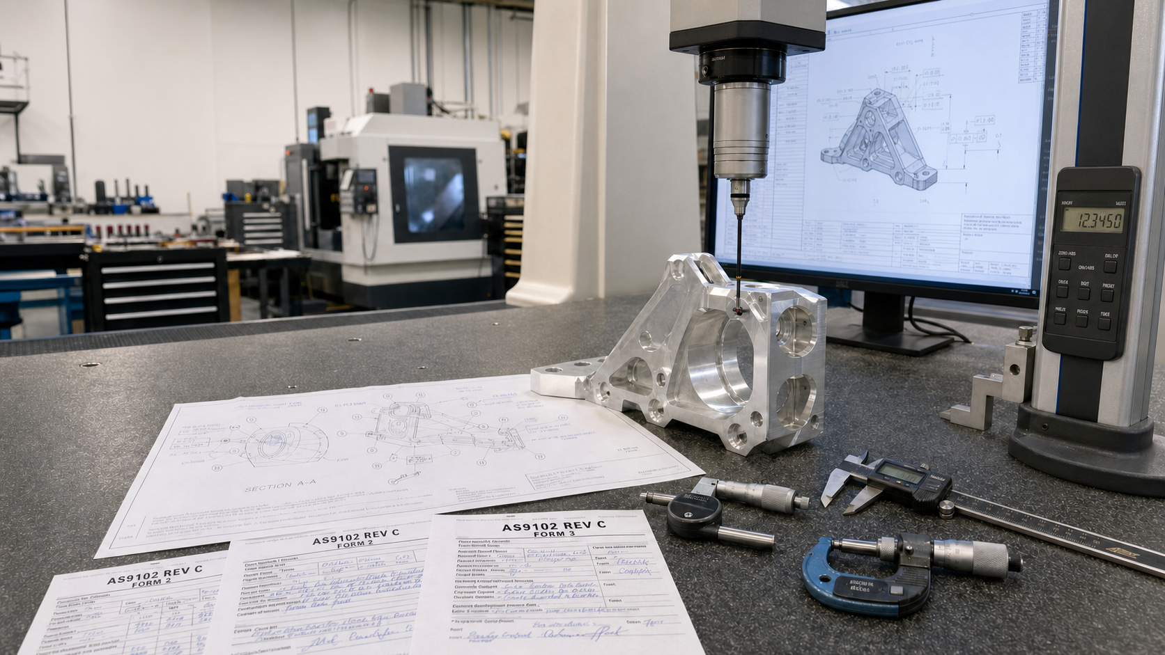 Olympus Machining — AS9102 First Article Inspection Checklist | Olympus