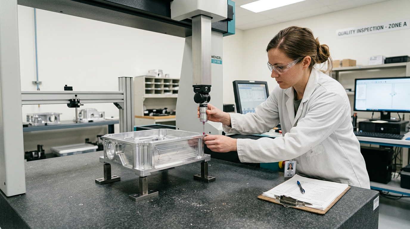 CMM Inspection Checklist for Aerospace CNC Parts — precision CNC machining article by Olympus Machining, Hanover PA